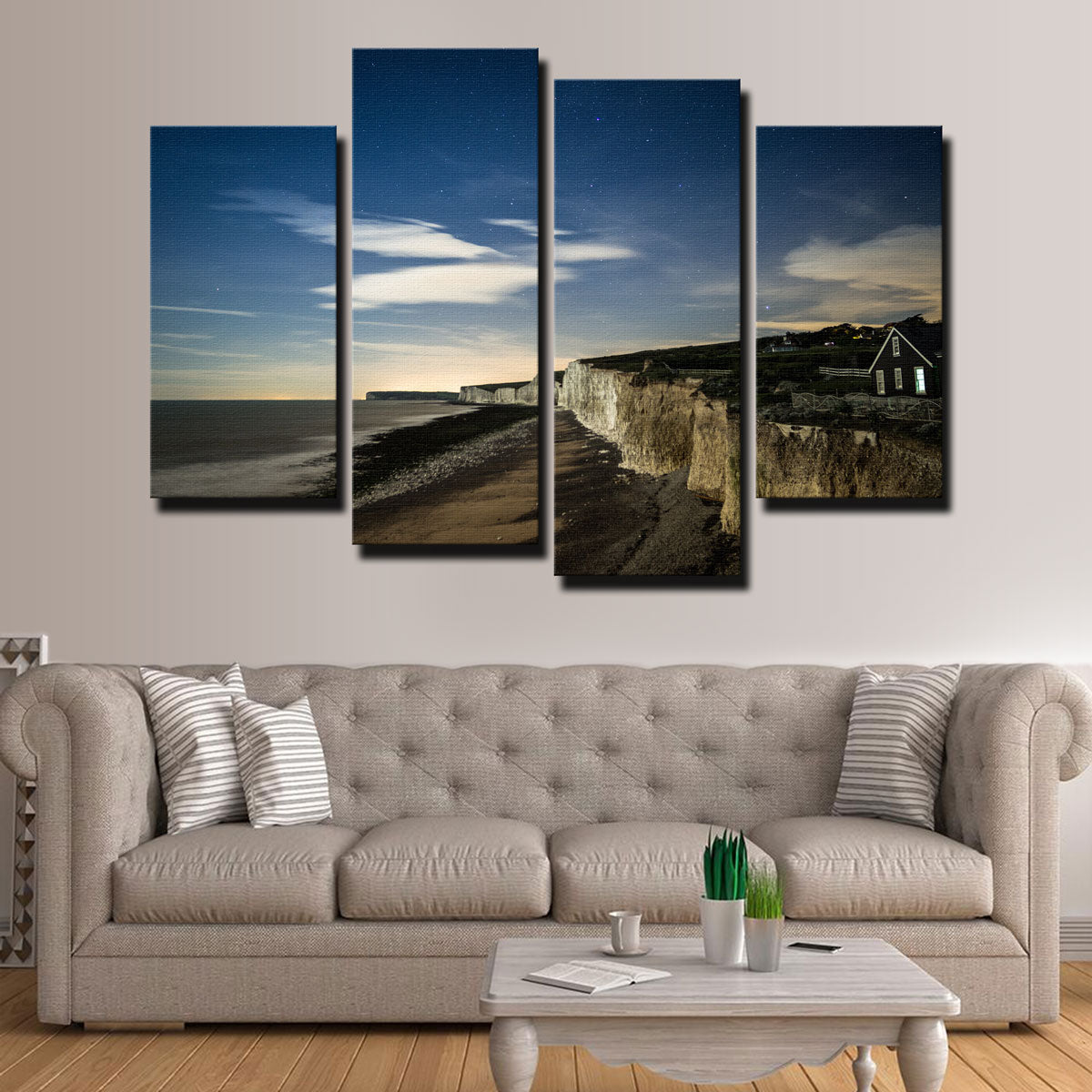 Chalk Cliffs at Birling Gap Wall Art