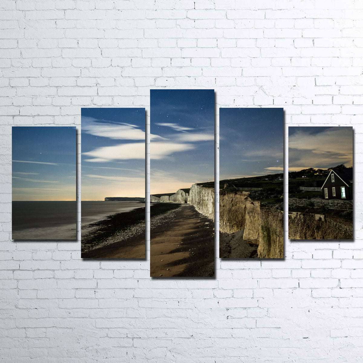 Chalk Cliffs at Birling Gap Wall Art