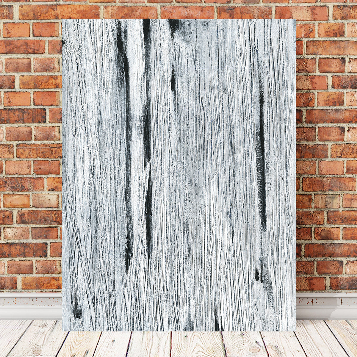 Black Lines Abstract Wall Art