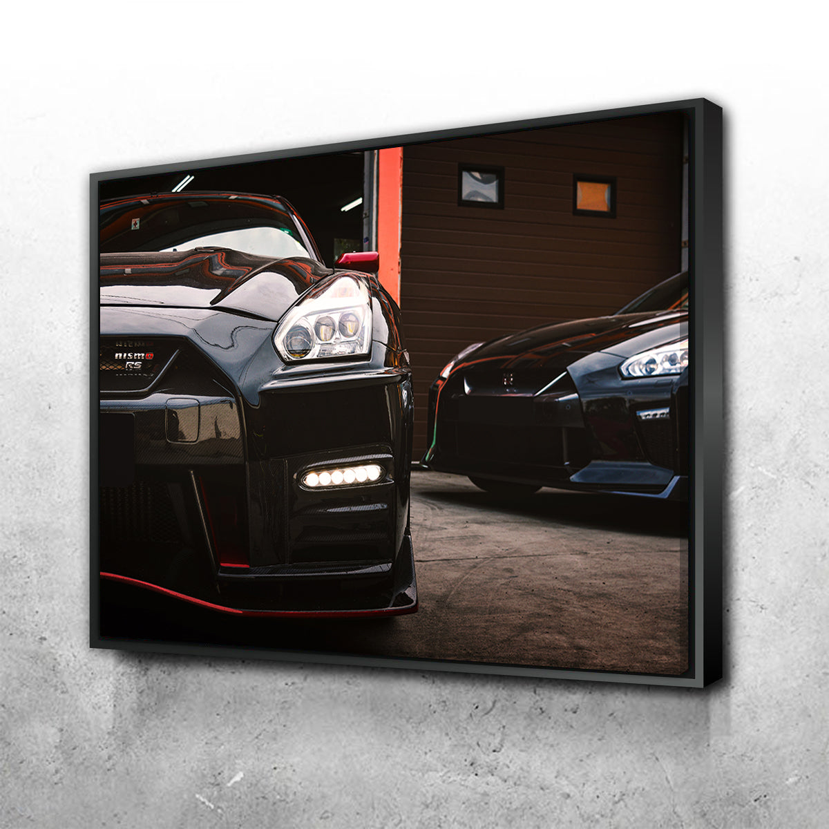 Black Nissan GTR Wall Art