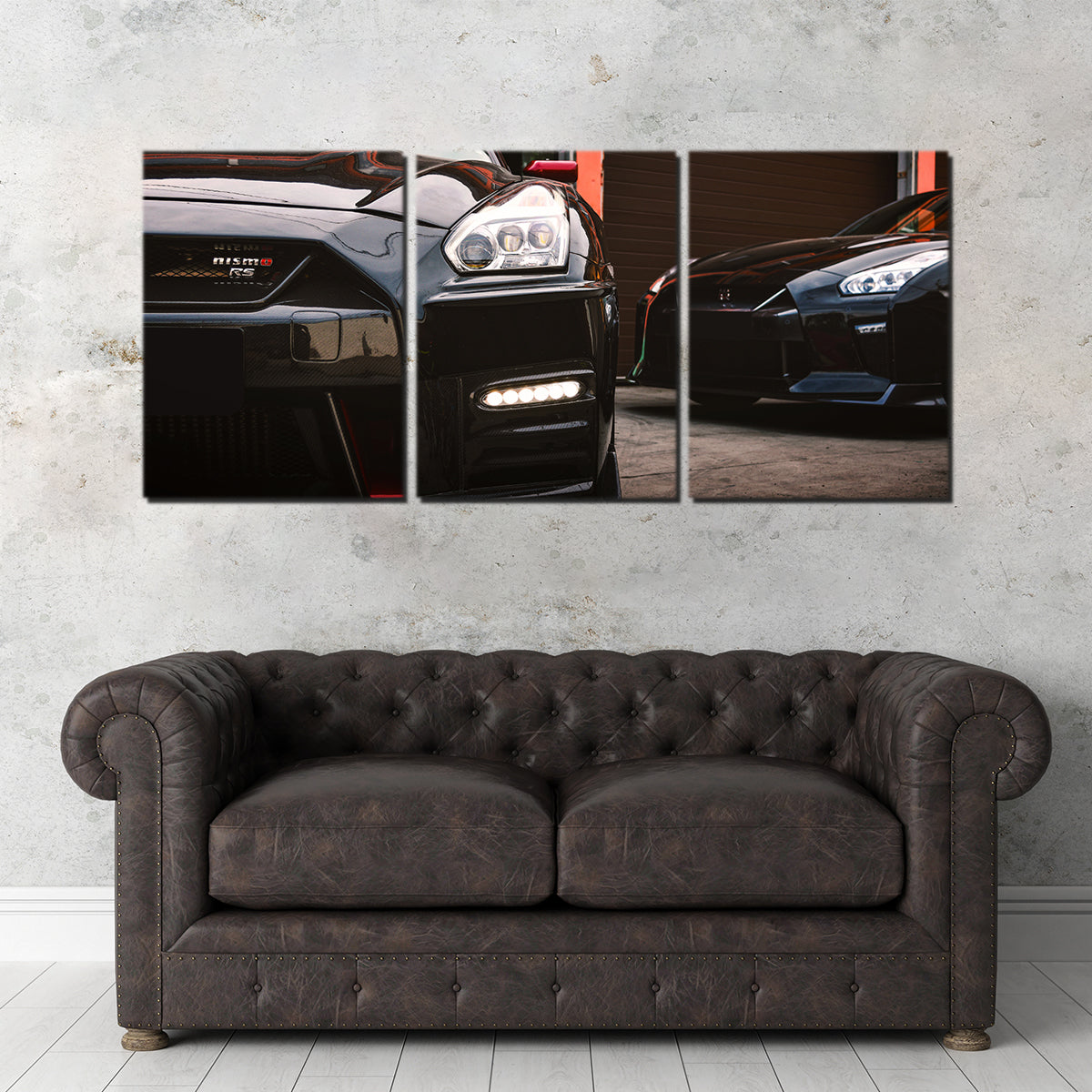 Black Nissan GTR Wall Art