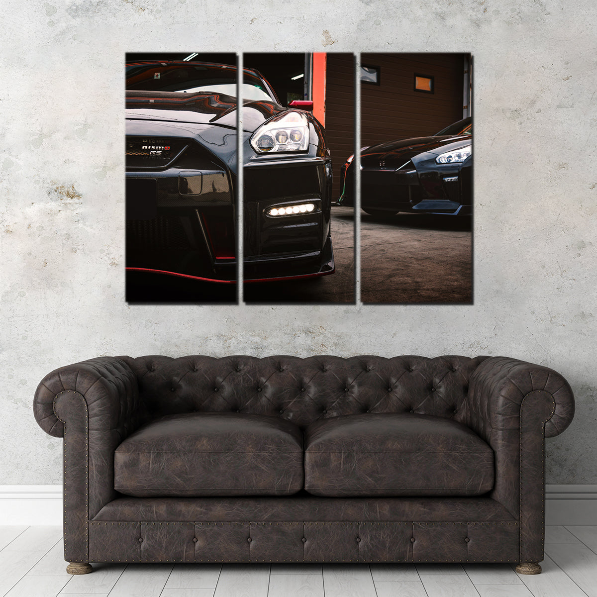 Black Nissan GTR Wall Art