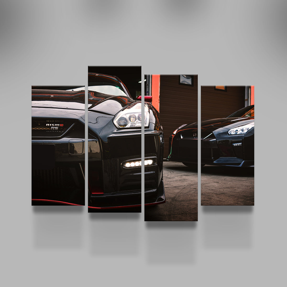 Black Nissan GTR Wall Art