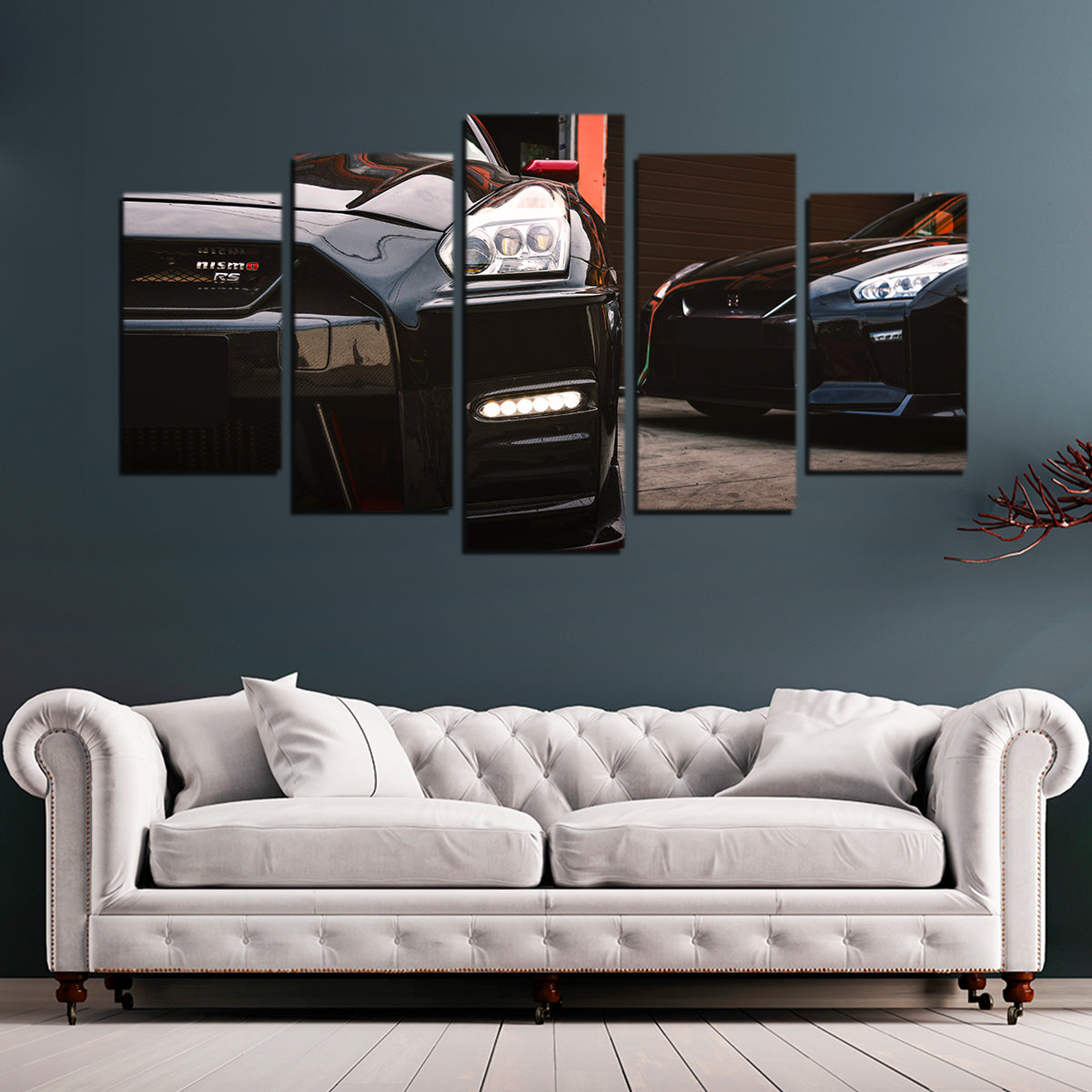 Black Nissan GTR Wall Art