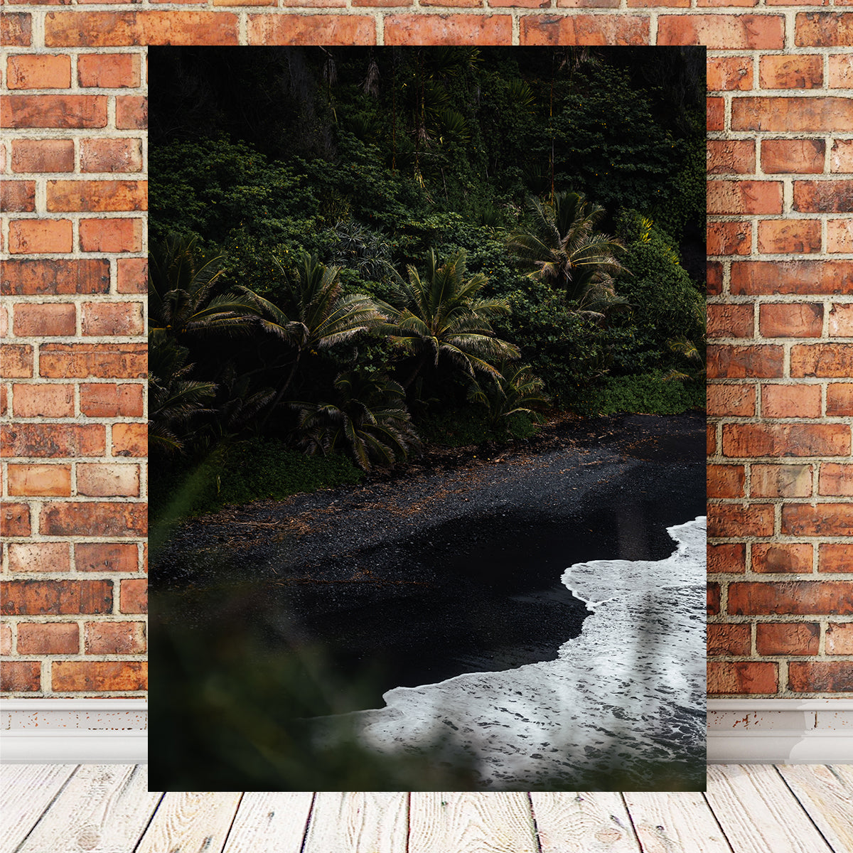 Black Sand Palms Wall Art