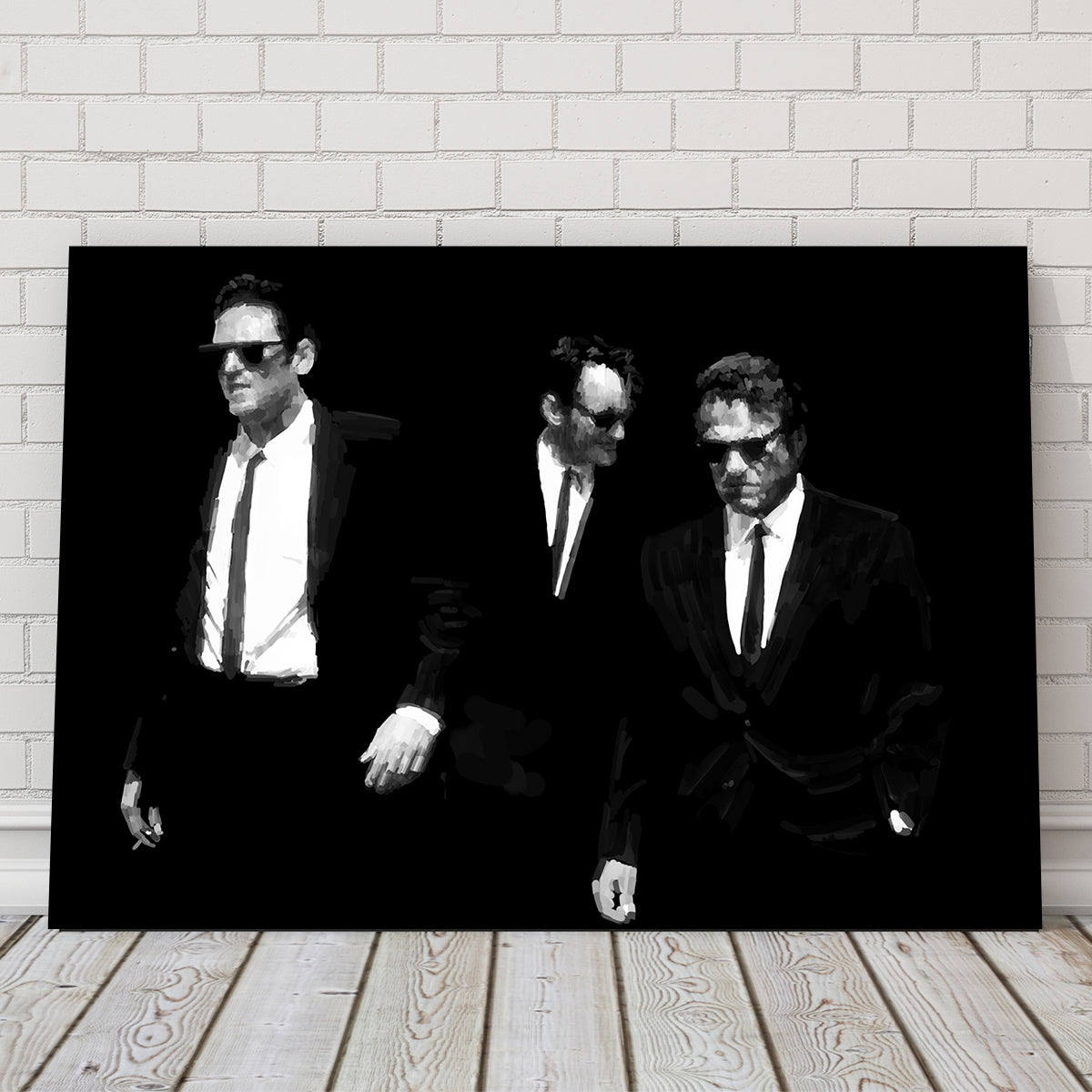 Blonde Brown White Wall Art