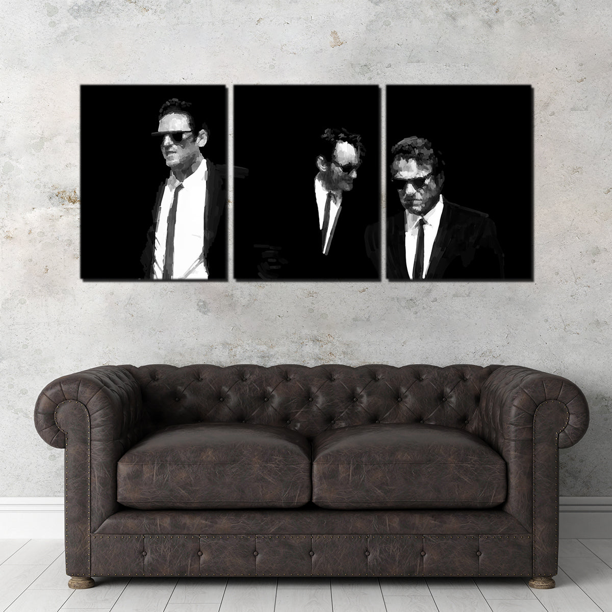 Blonde Brown White Wall Art