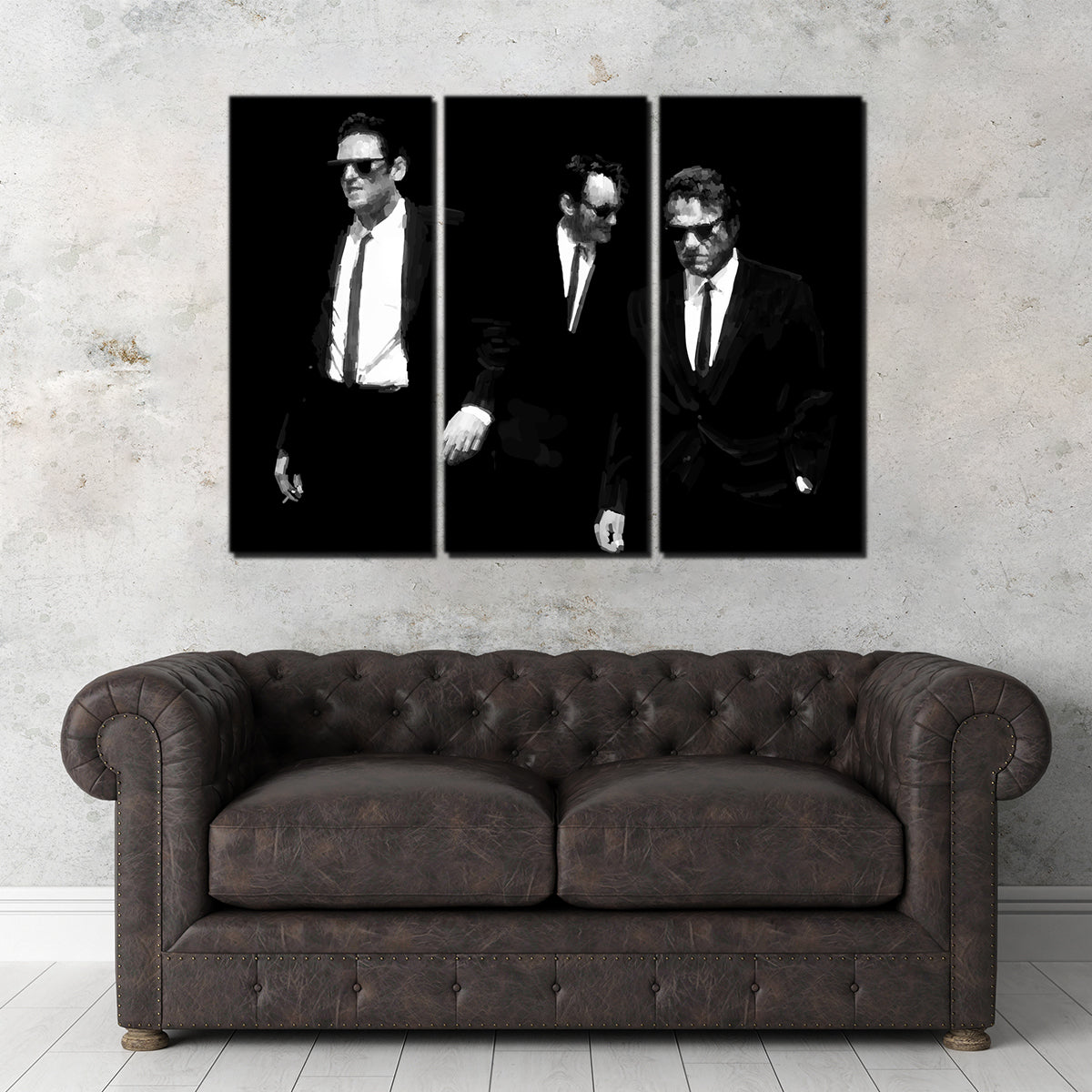 Blonde Brown White Wall Art