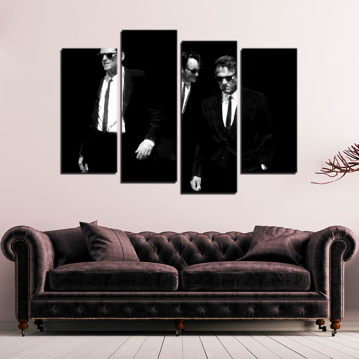 Blonde Brown White Wall Art