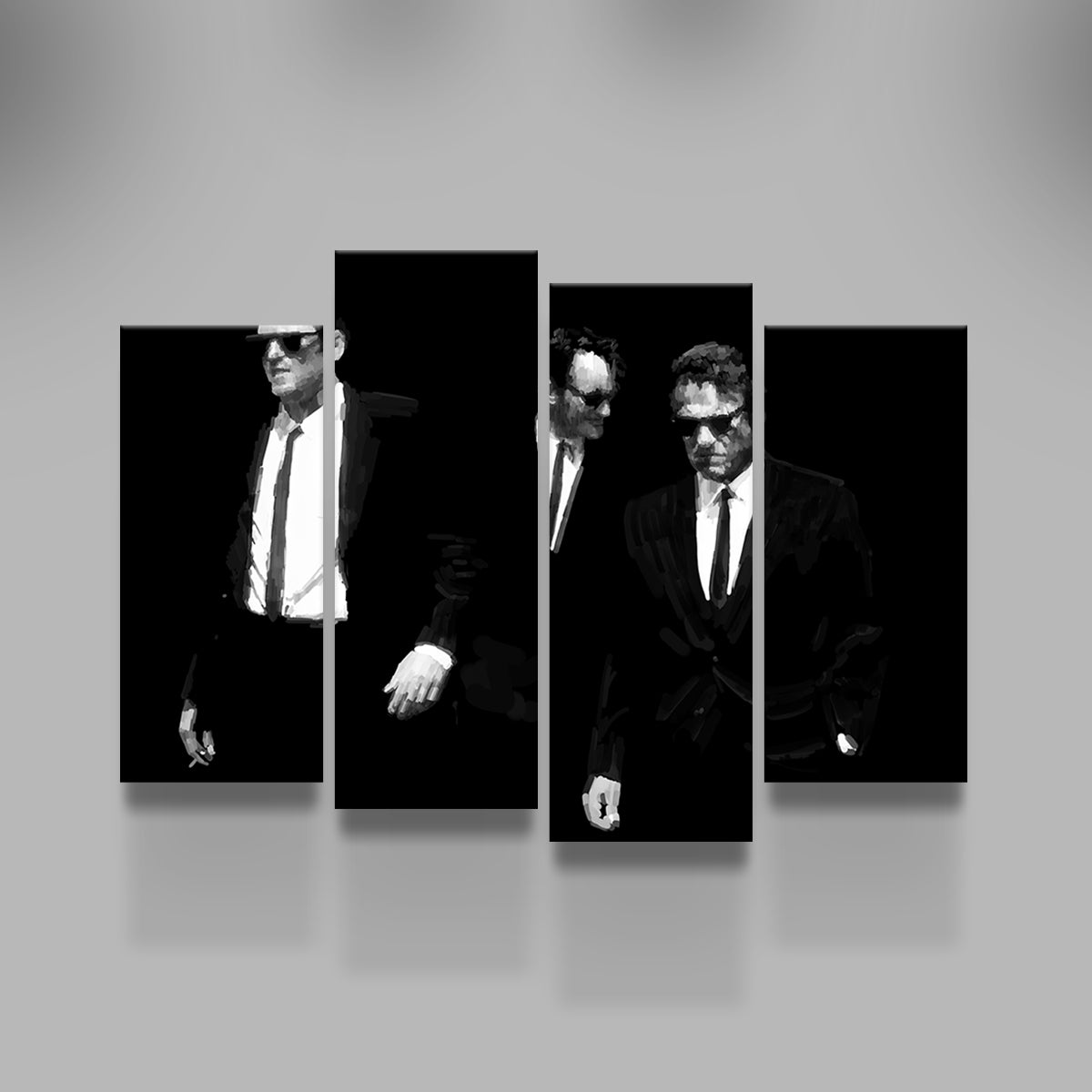 Blonde Brown White Wall Art