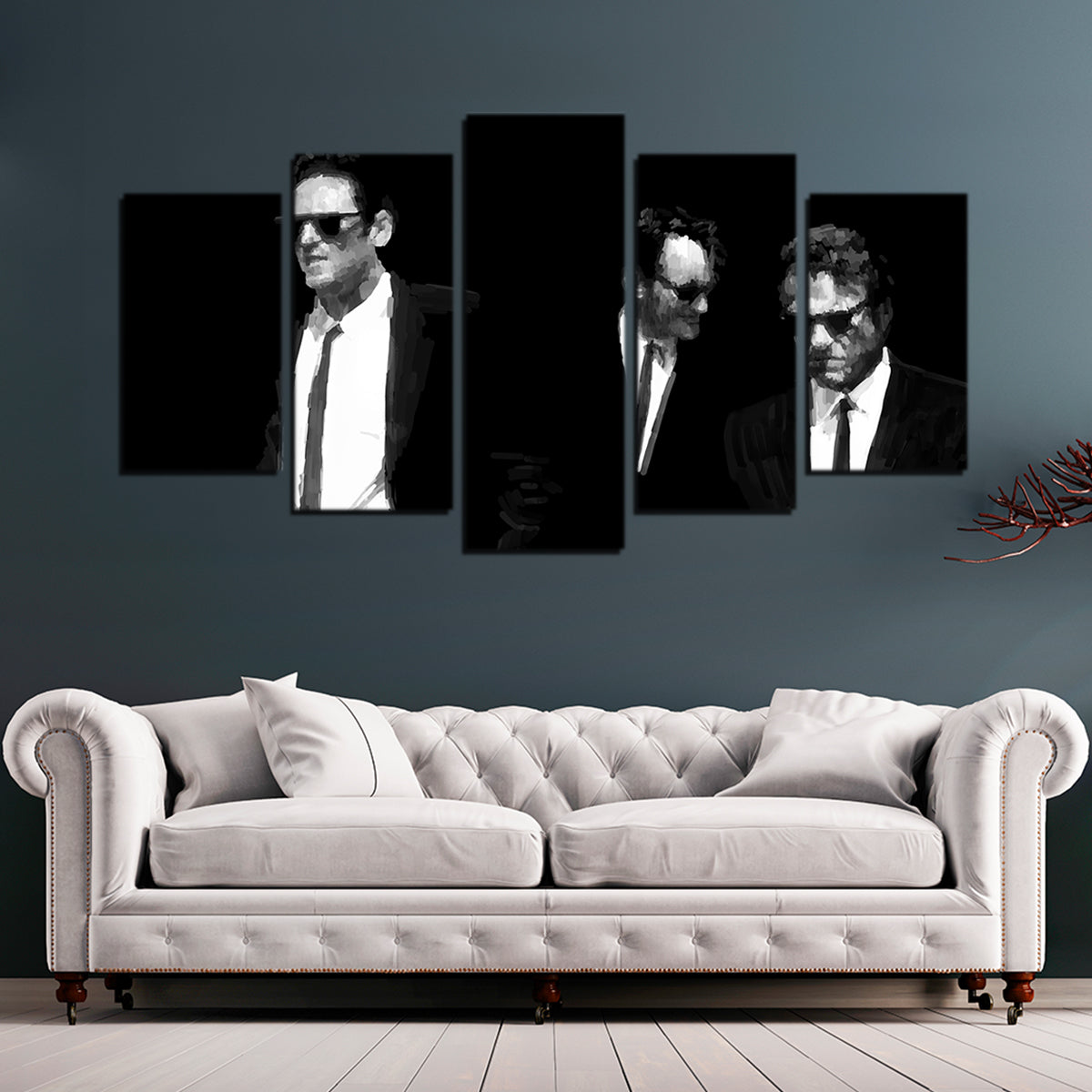 Blonde Brown White Wall Art