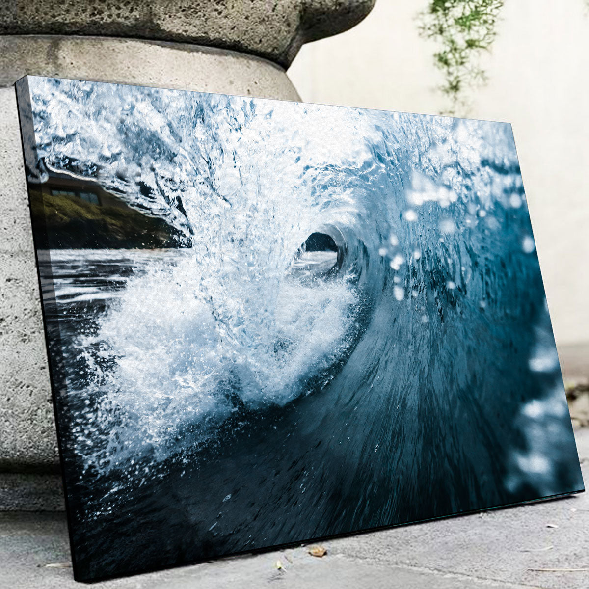 Blue Barrel Wall Art