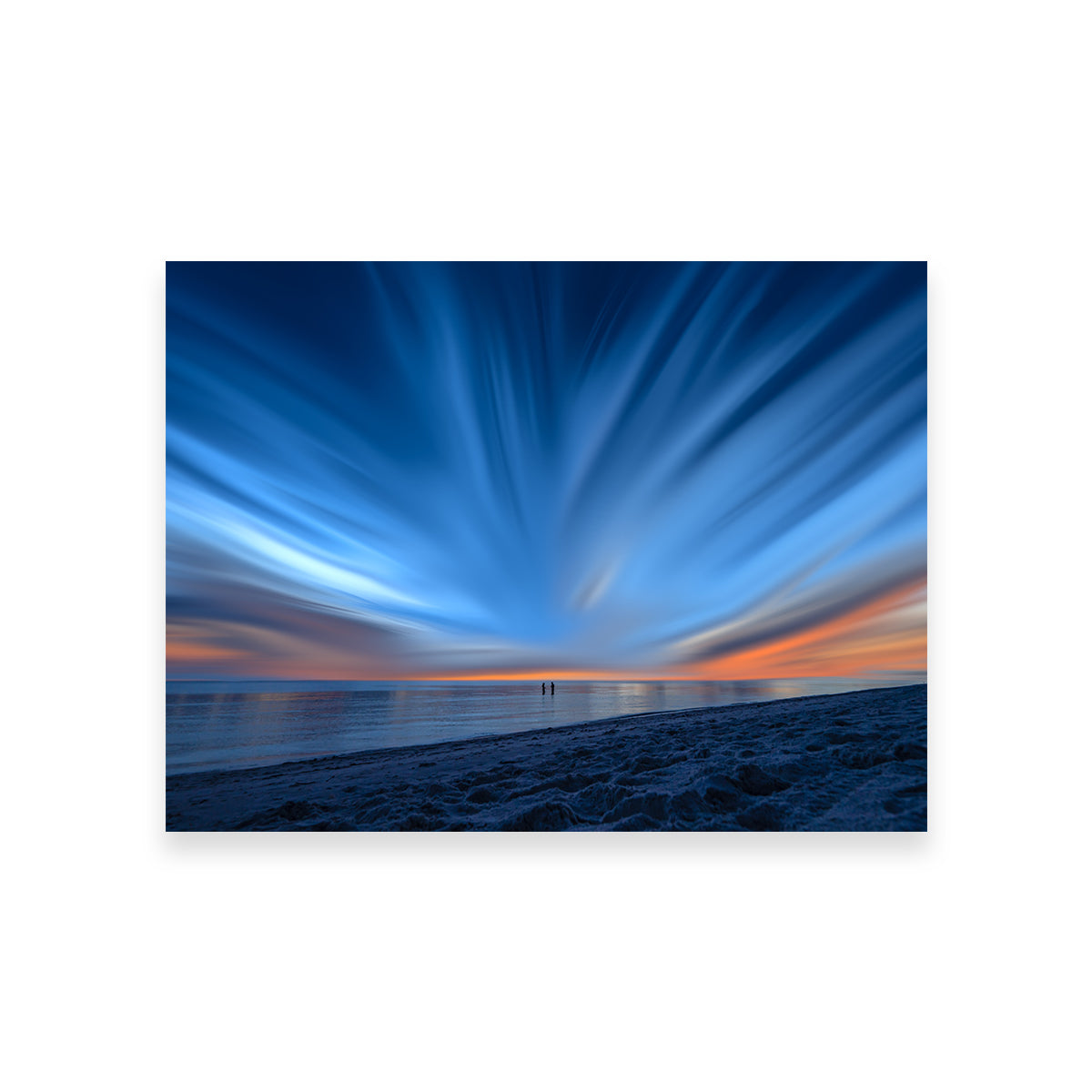 Blue Explosion Wall Art