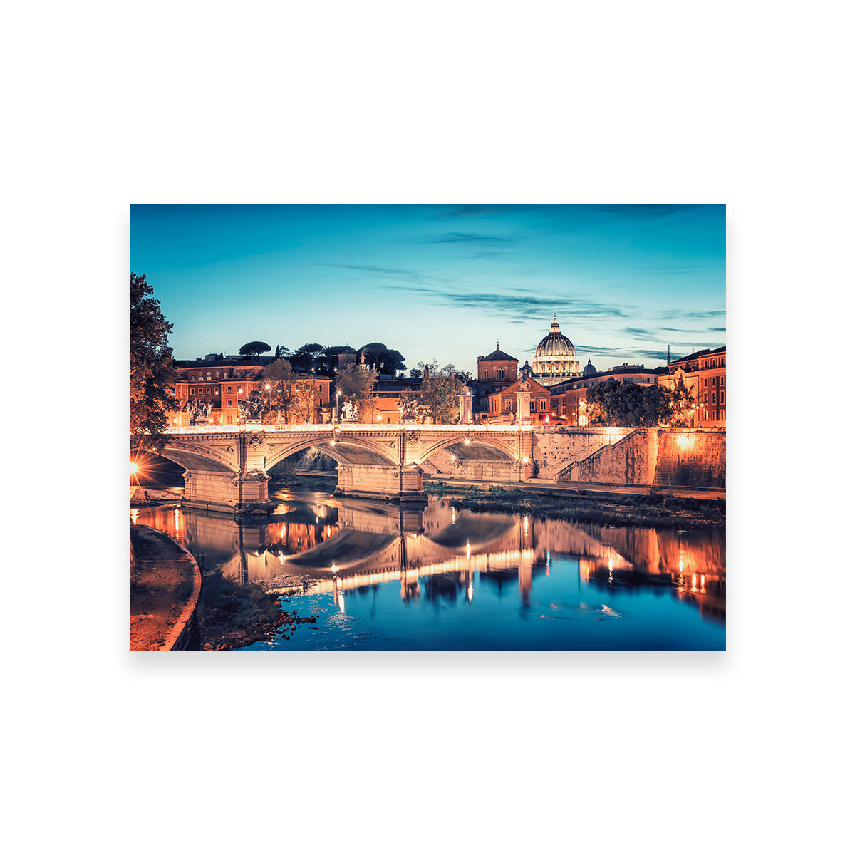 Blue Rome Wall Art