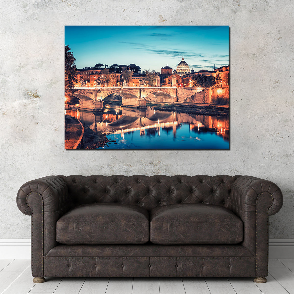 Blue Rome Wall Art