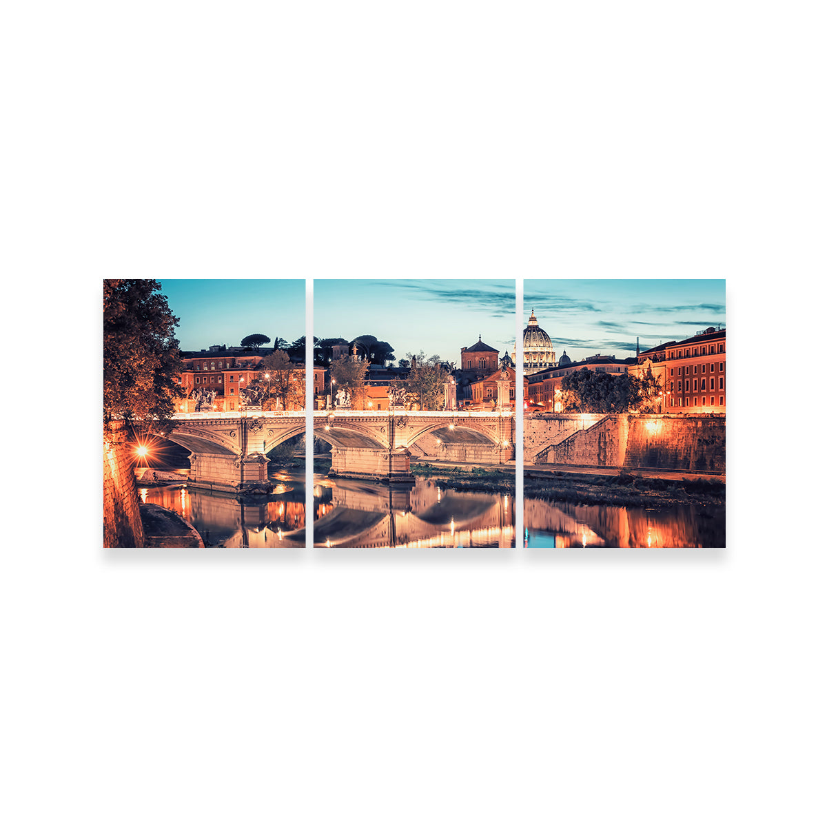 Blue Rome Wall Art