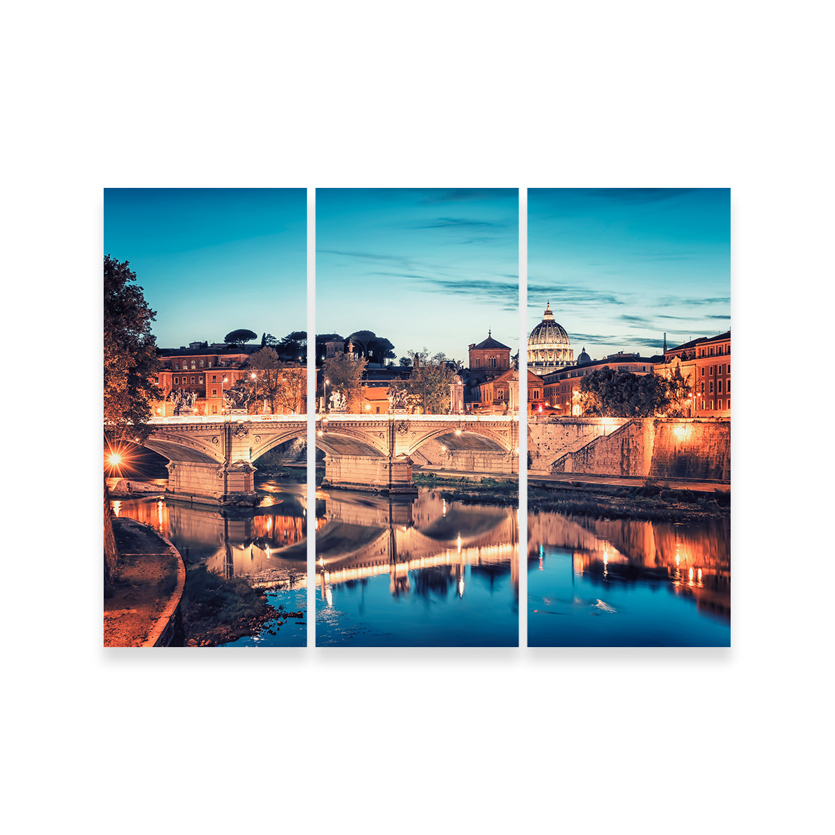 Blue Rome Wall Art