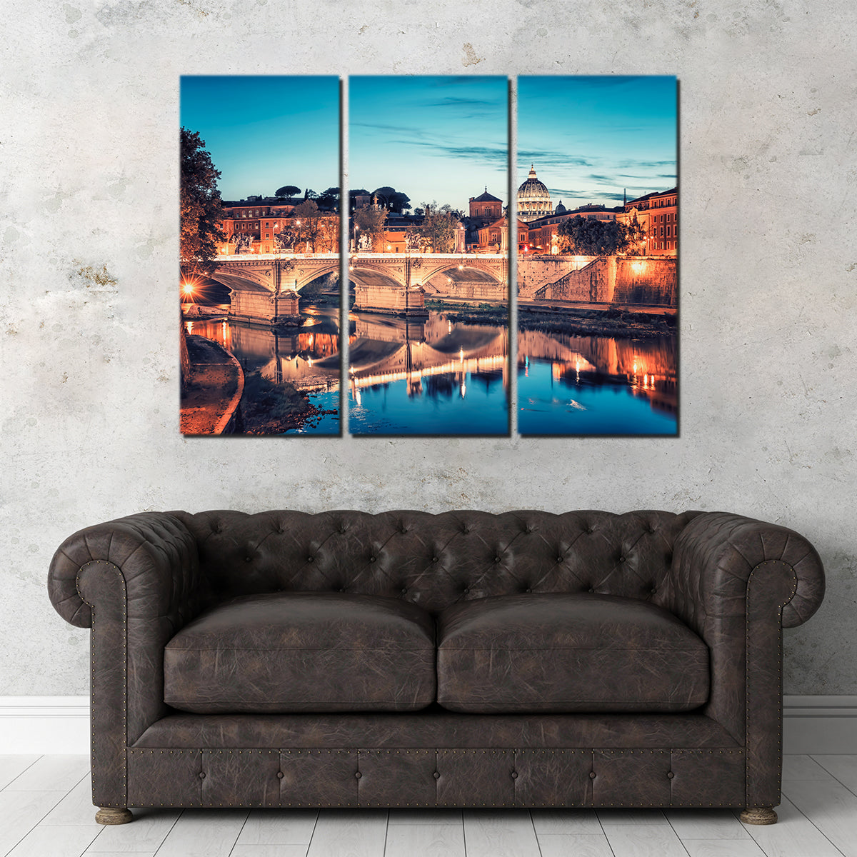Blue Rome Wall Art