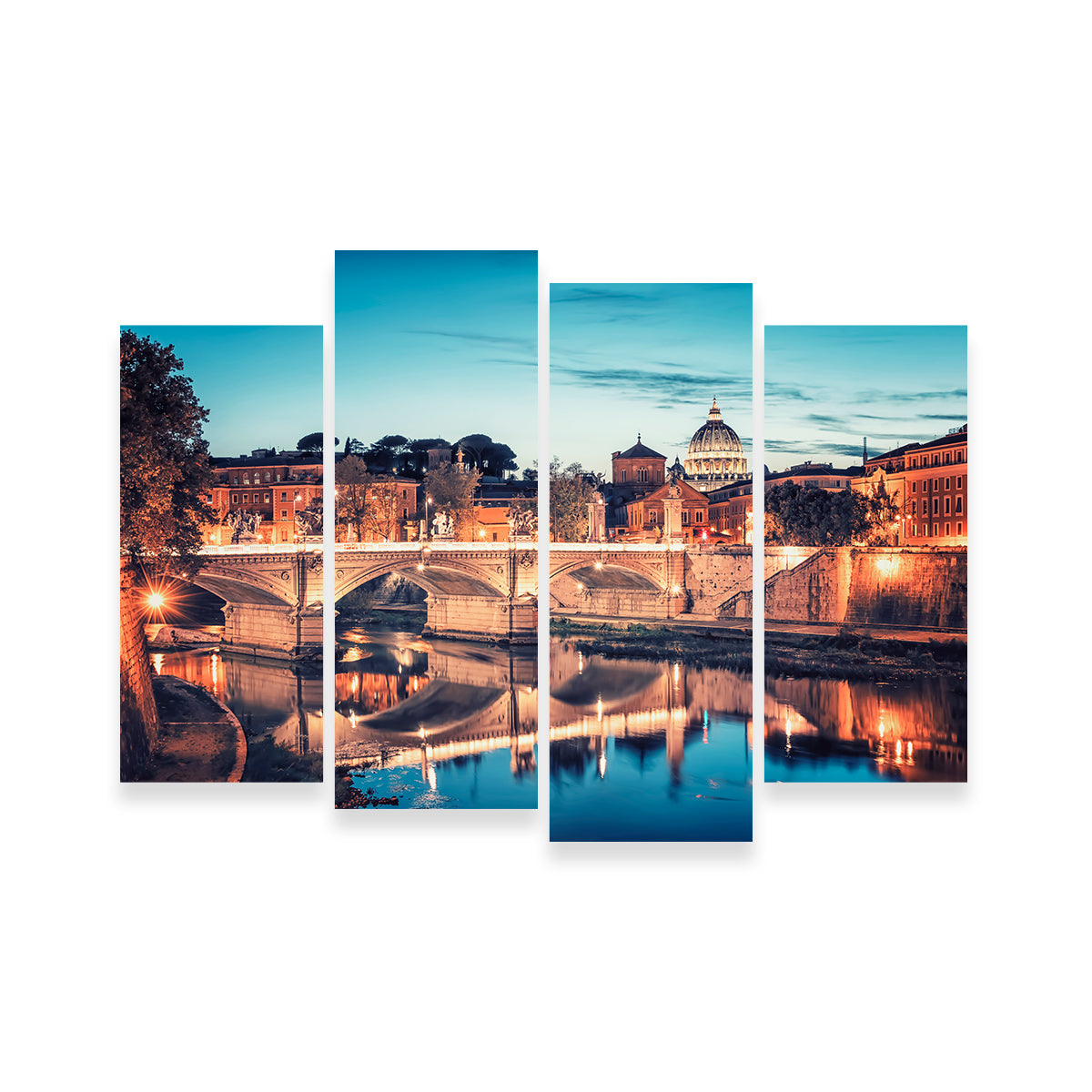 Blue Rome Wall Art