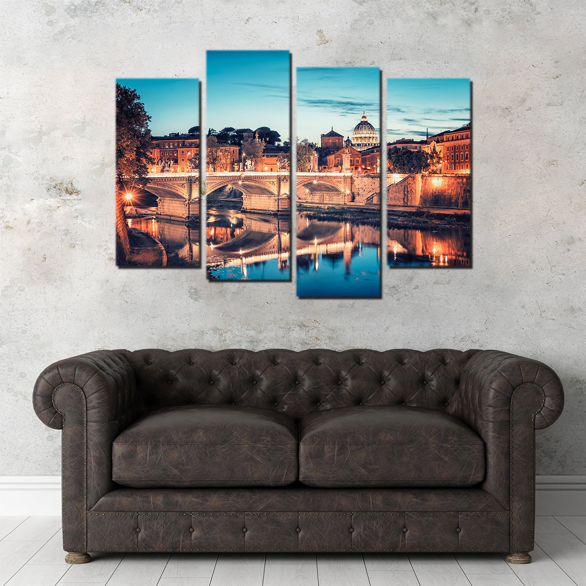 Blue Rome Wall Art