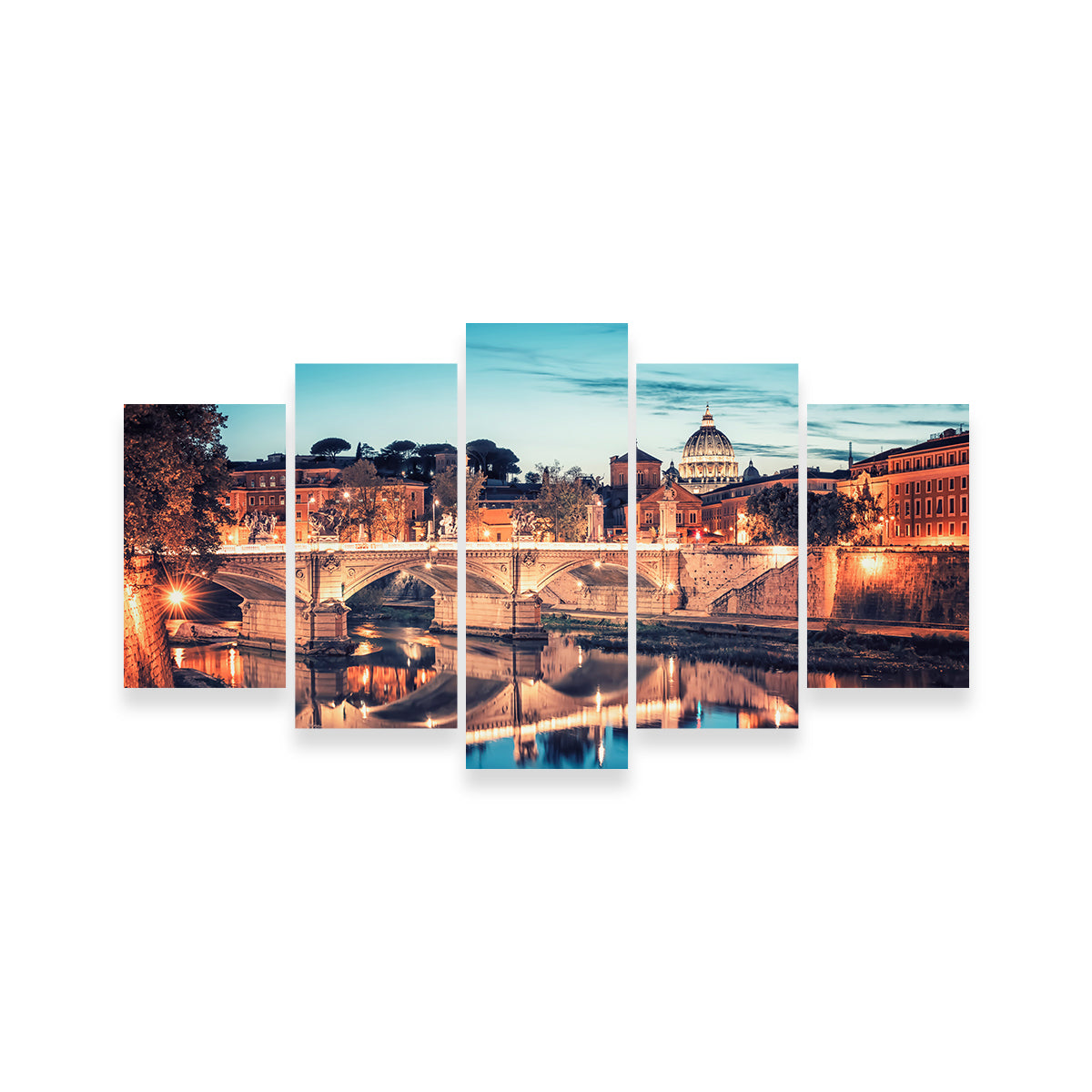 Blue Rome Wall Art