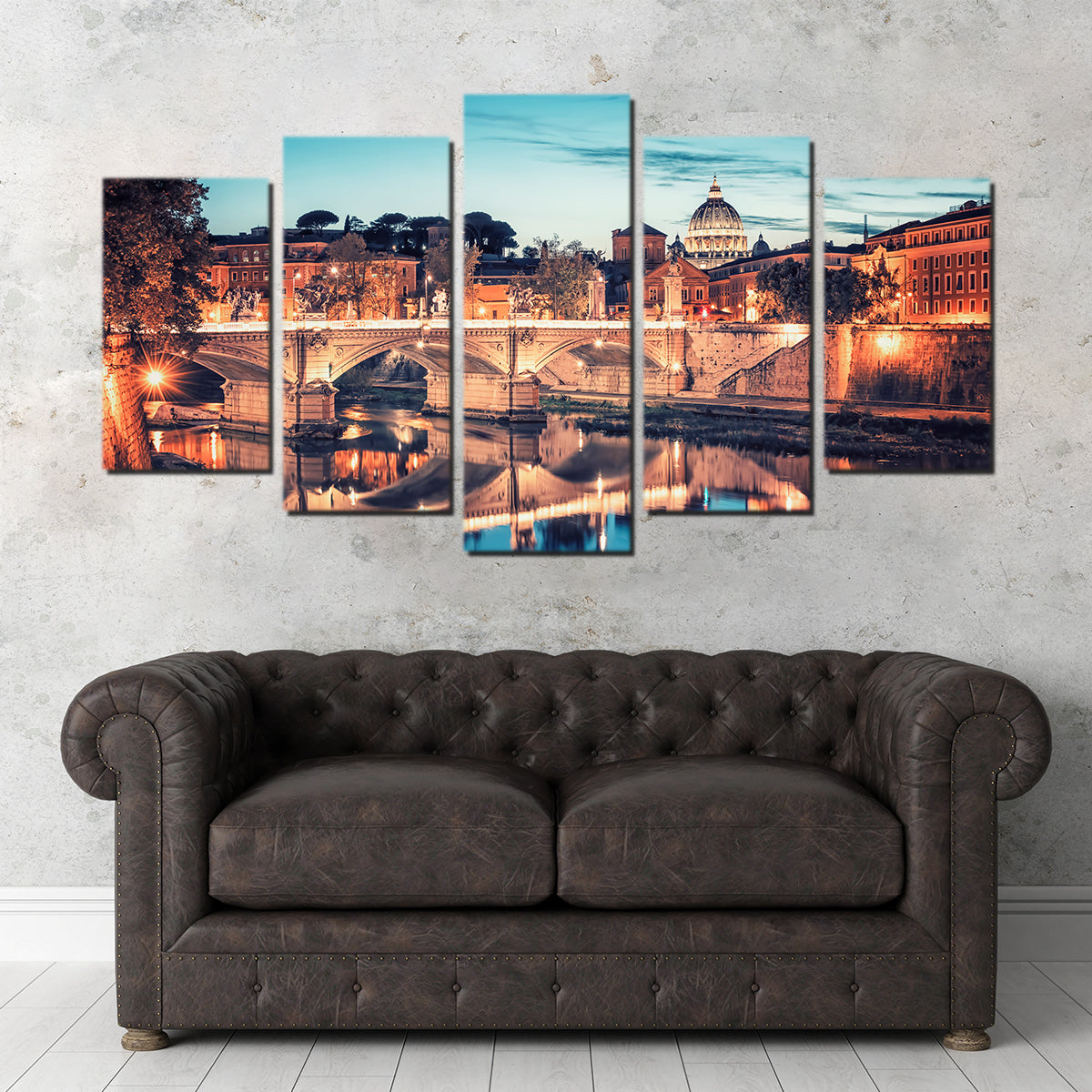 Blue Rome Wall Art