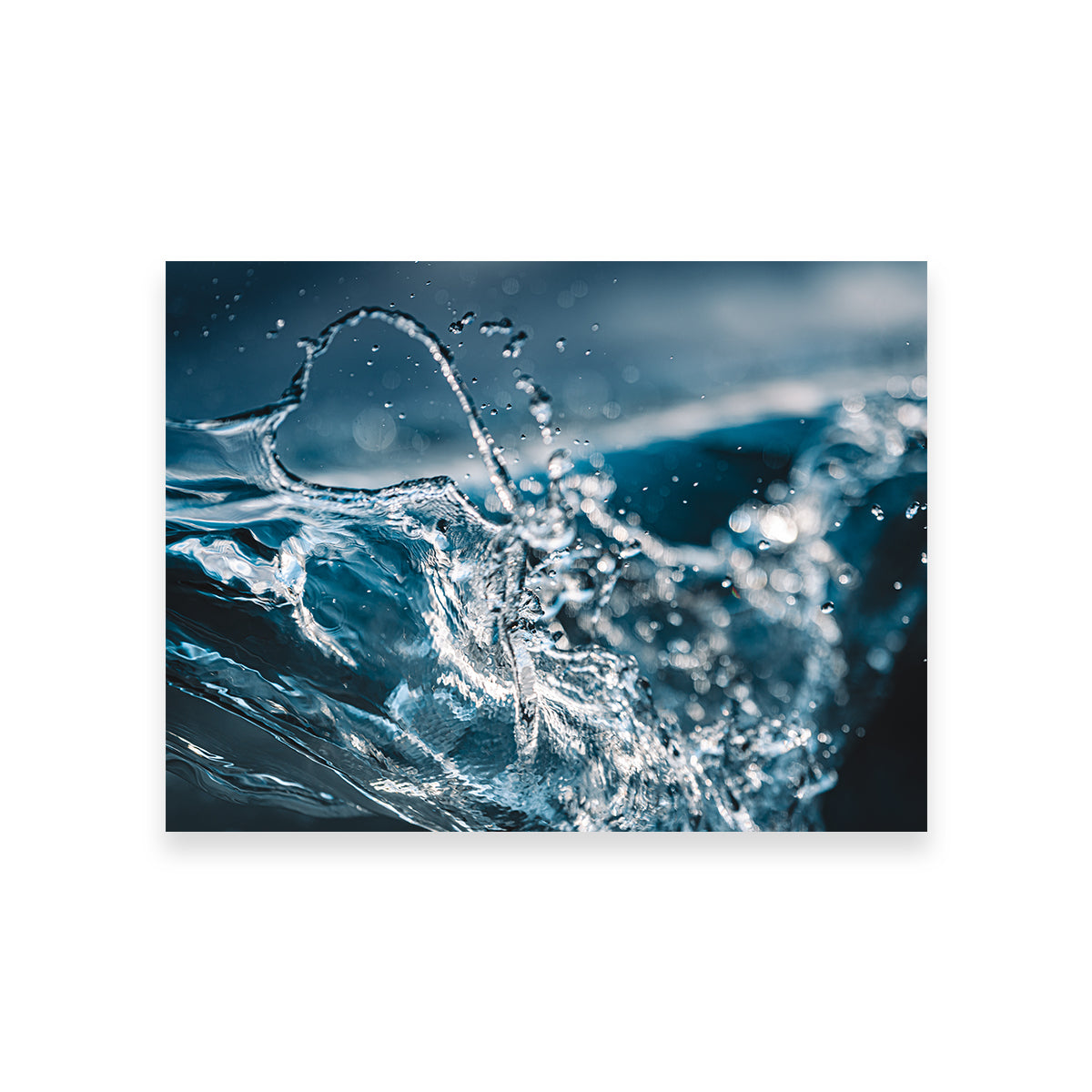 Blue Splash Wall Art