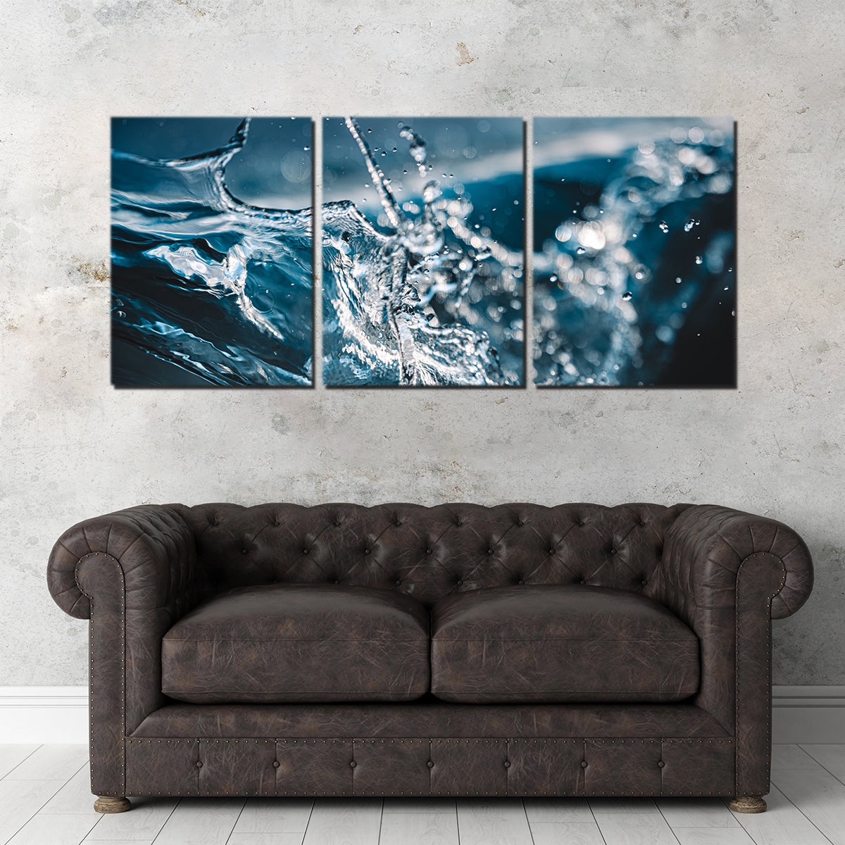 Blue Splash Wall Art