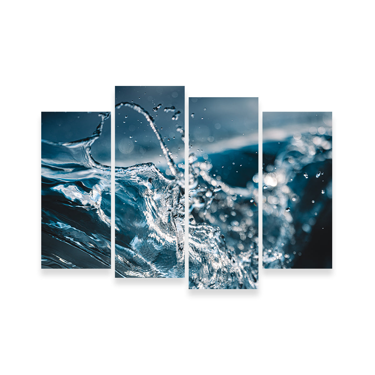 Blue Splash Wall Art