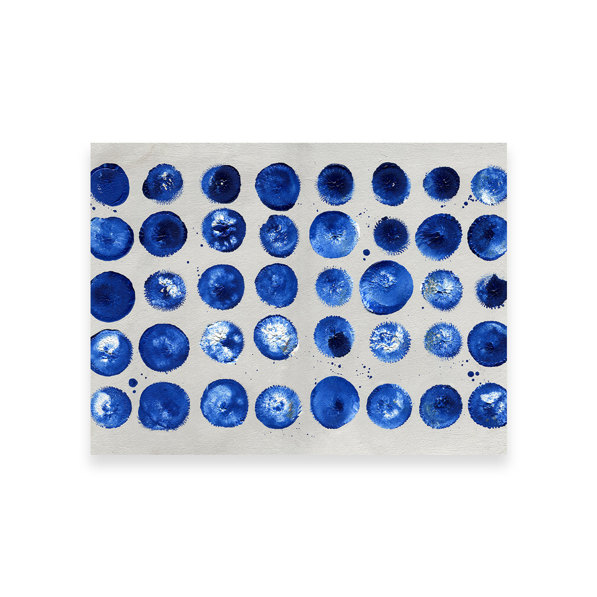 Blue Circles Wall Art