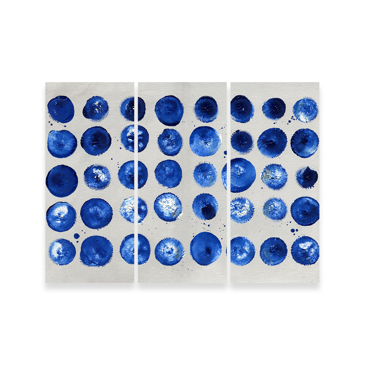Blue Circles Wall Art
