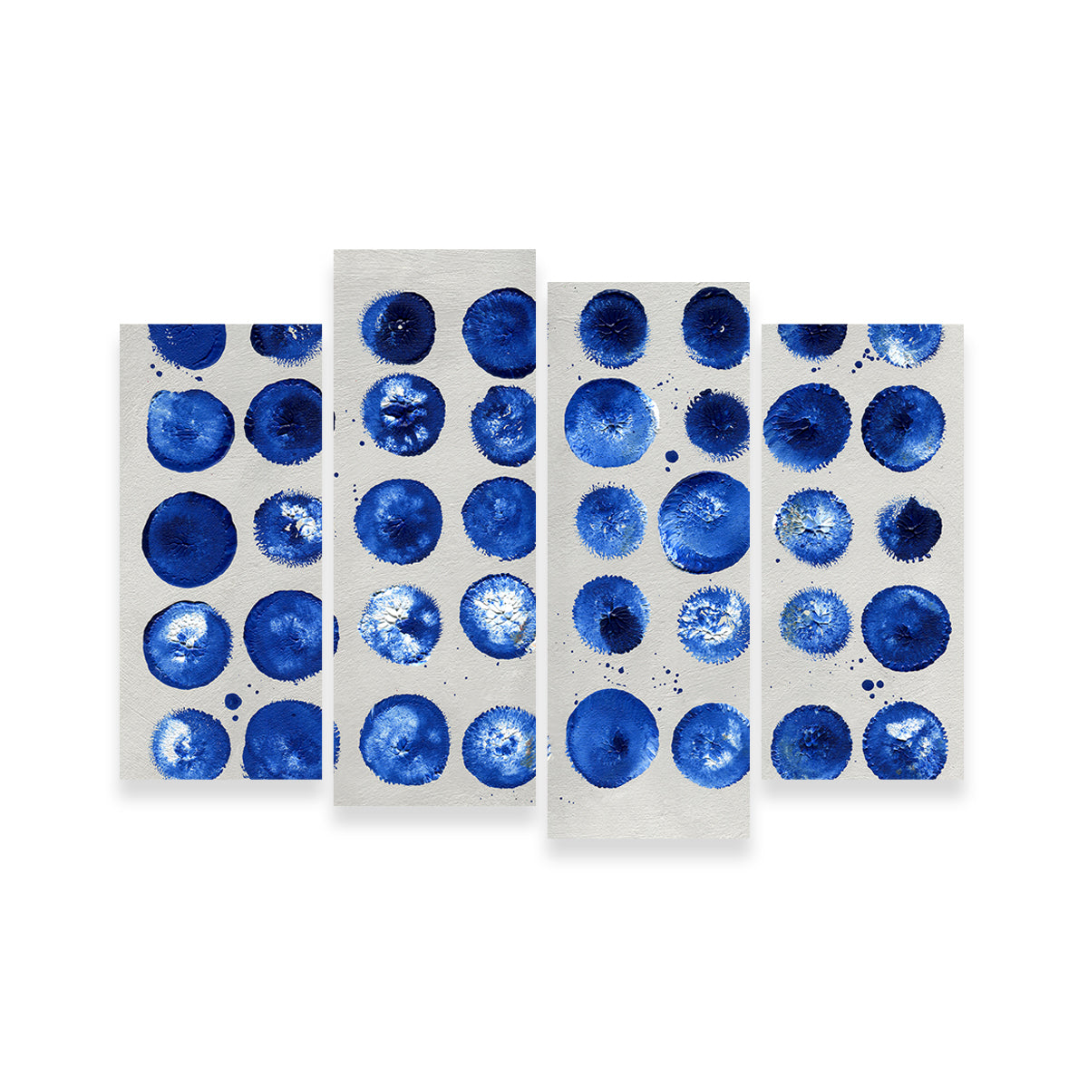 Blue Circles Wall Art