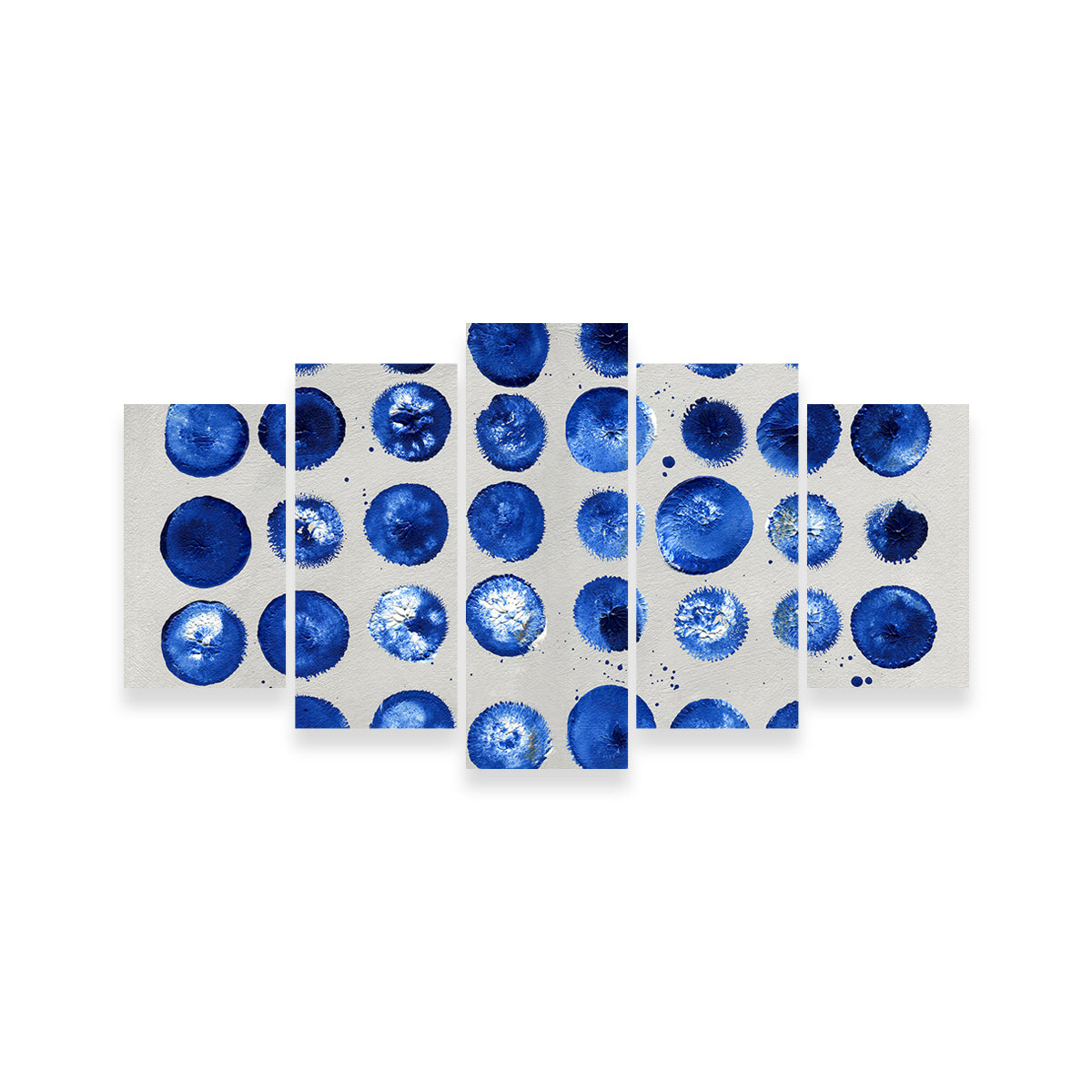 Blue Circles Wall Art