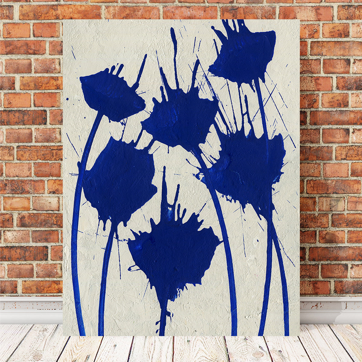 Blue Flowers Wall Art