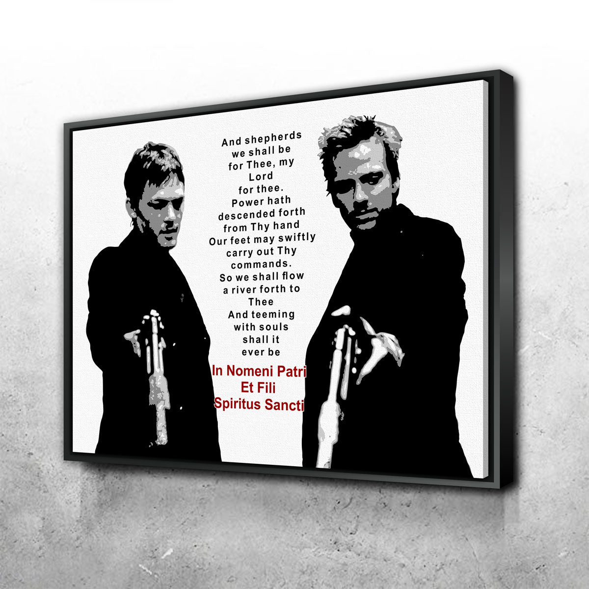 Boondock Saints Canvas Wall Art