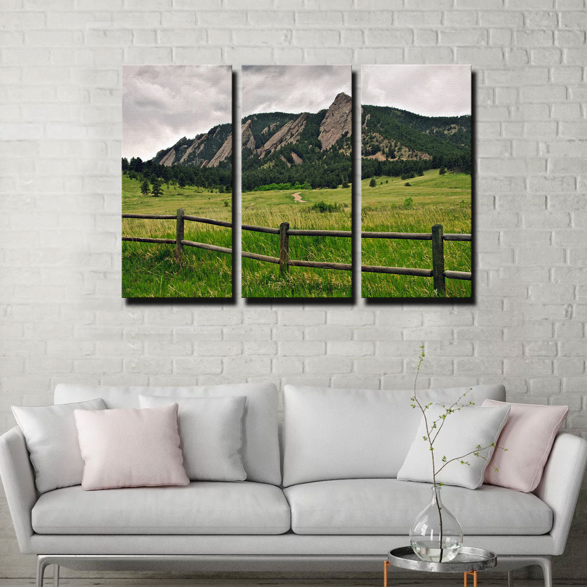Boulder Flatirons Wall Art