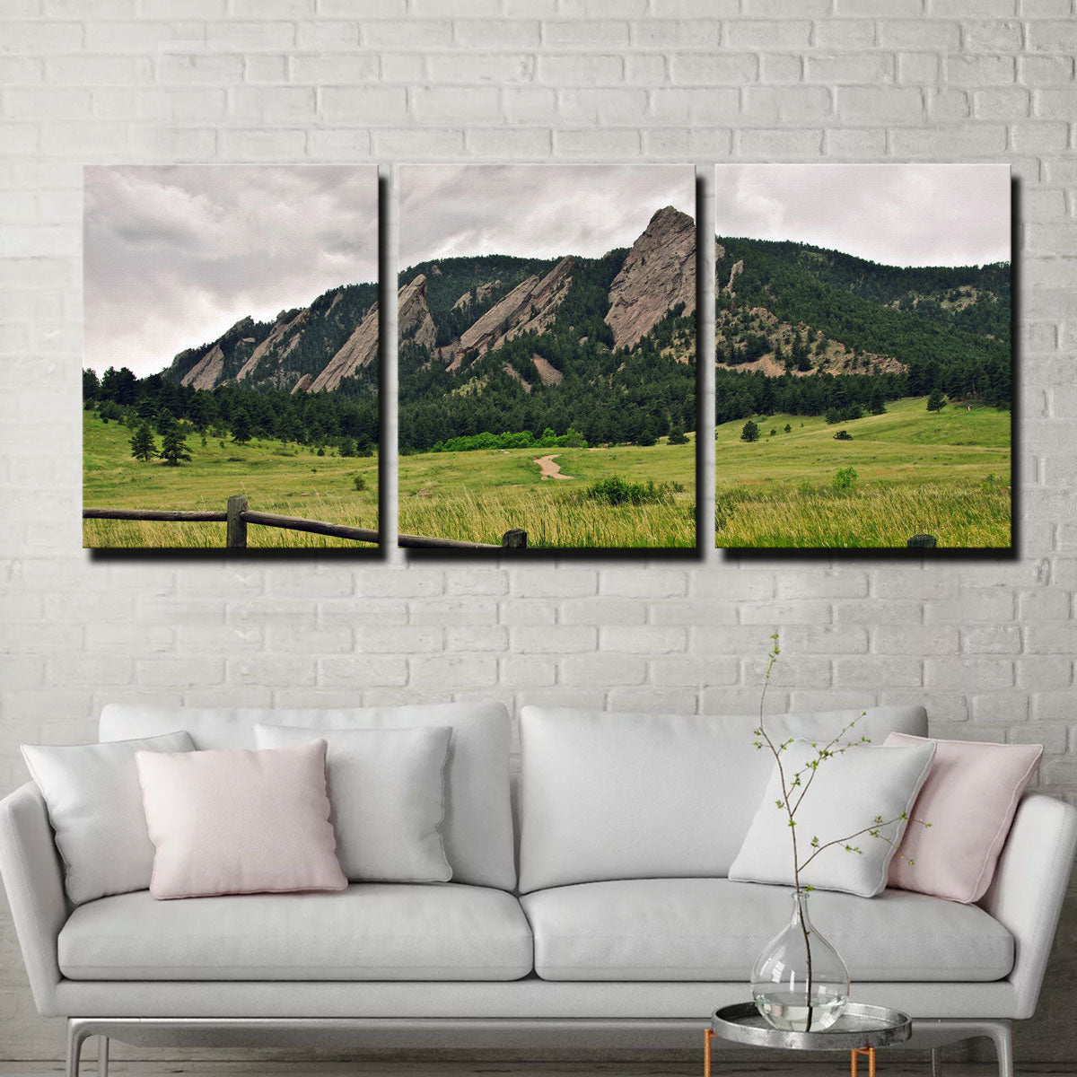 Boulder Flatirons Wall Art