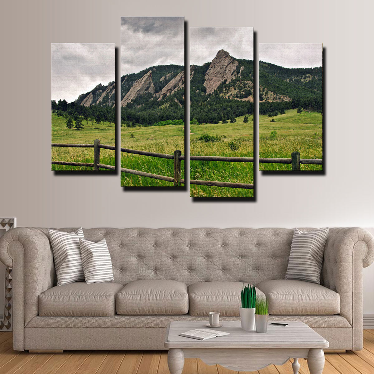 Boulder Flatirons Wall Art