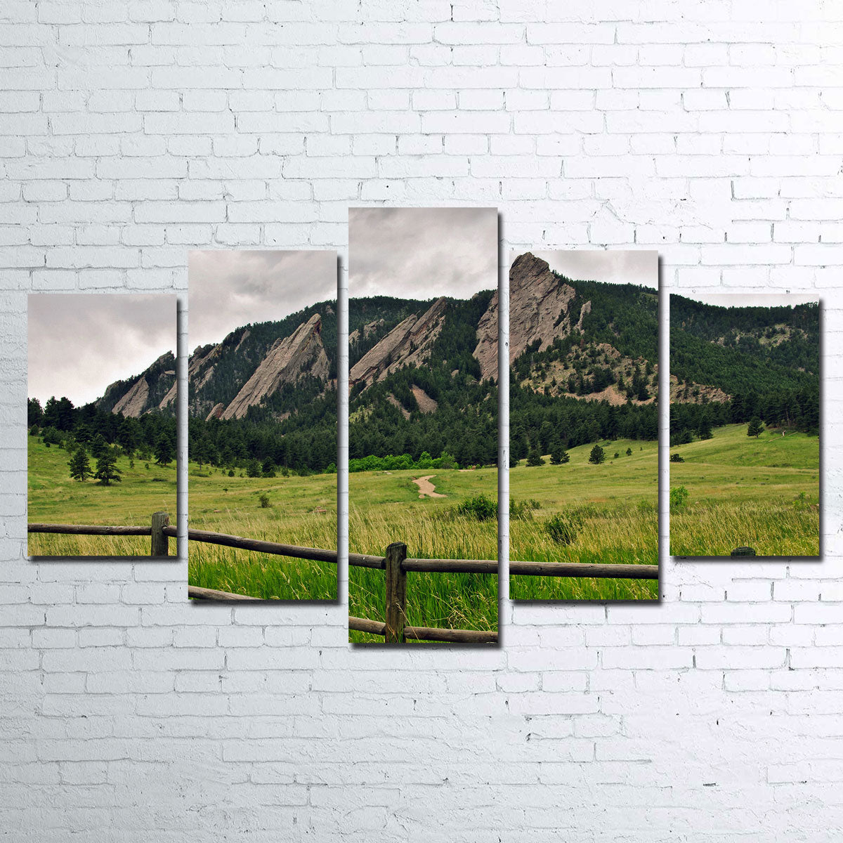 Boulder Flatirons Wall Art
