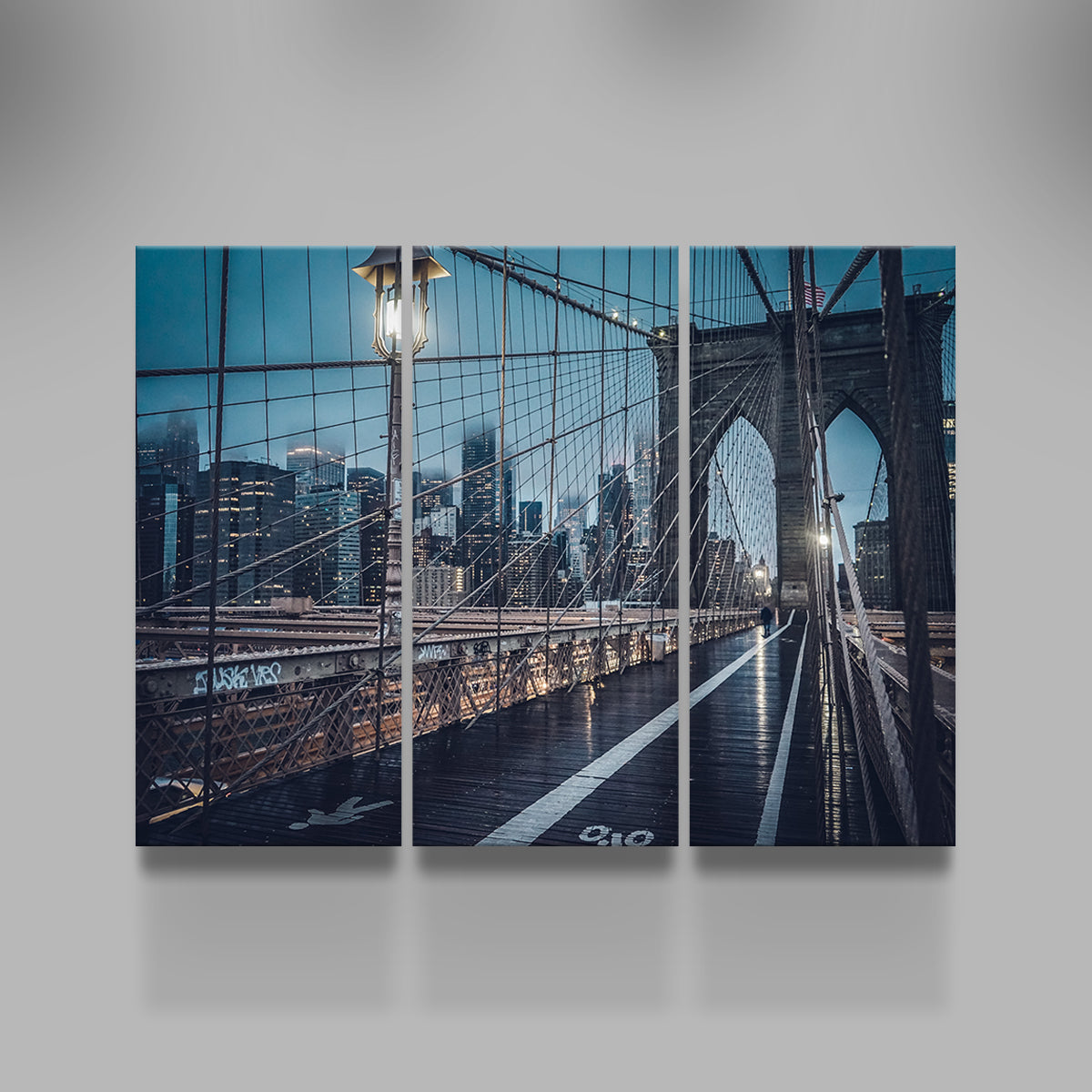 Bridge and Clouds Wall Art