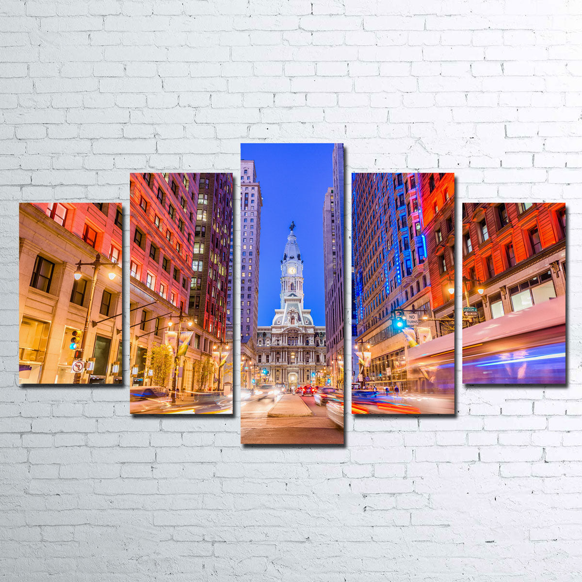 Broad Street with City Hall Wall Art