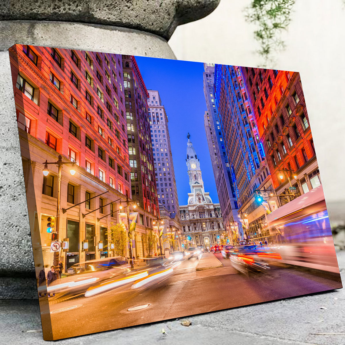 Broad Street with City Hall Wall Art