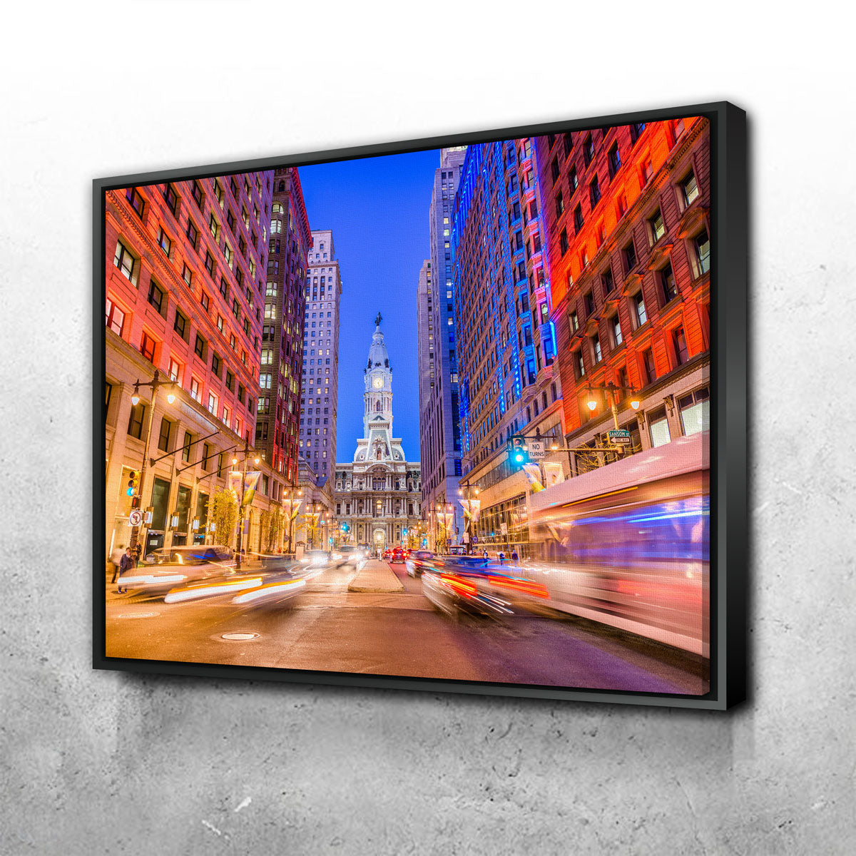 Broad Street with City Hall Wall Art