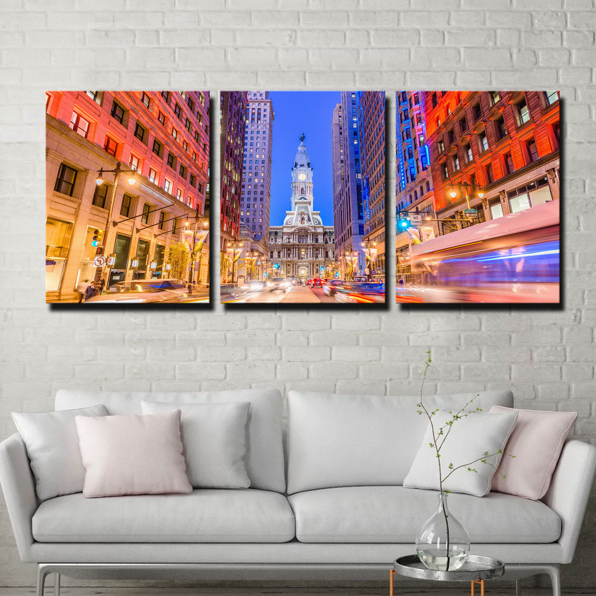 Broad Street with City Hall Wall Art