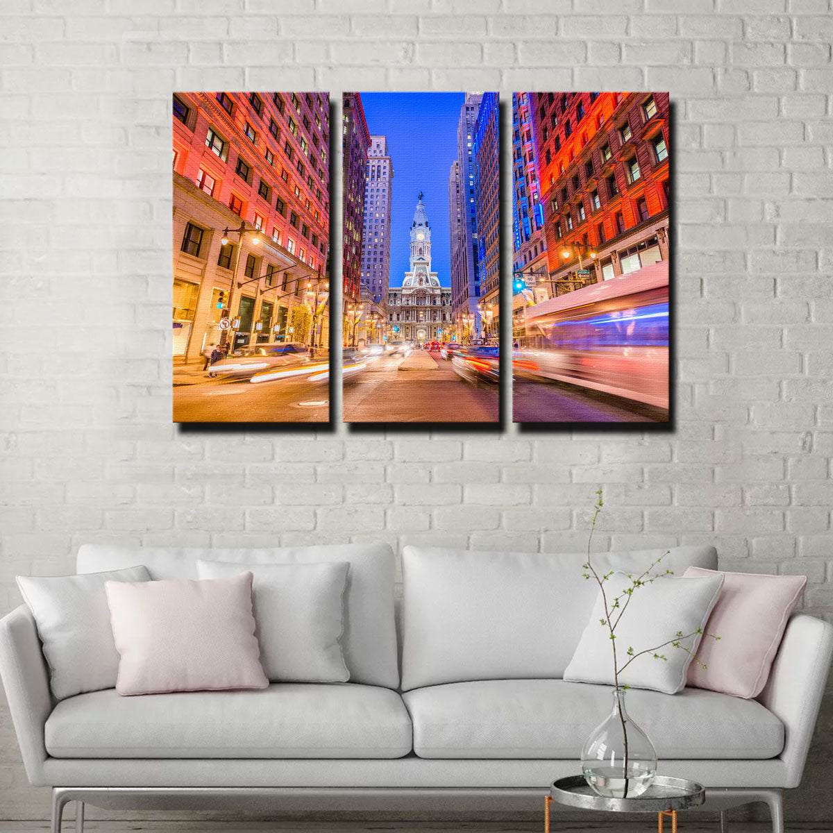 Broad Street with City Hall Wall Art