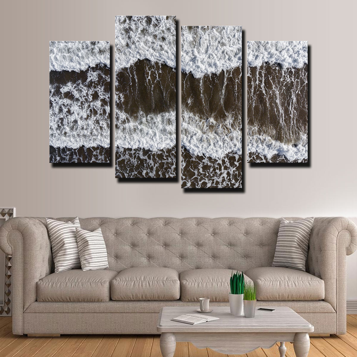Brown Wake Wall Art