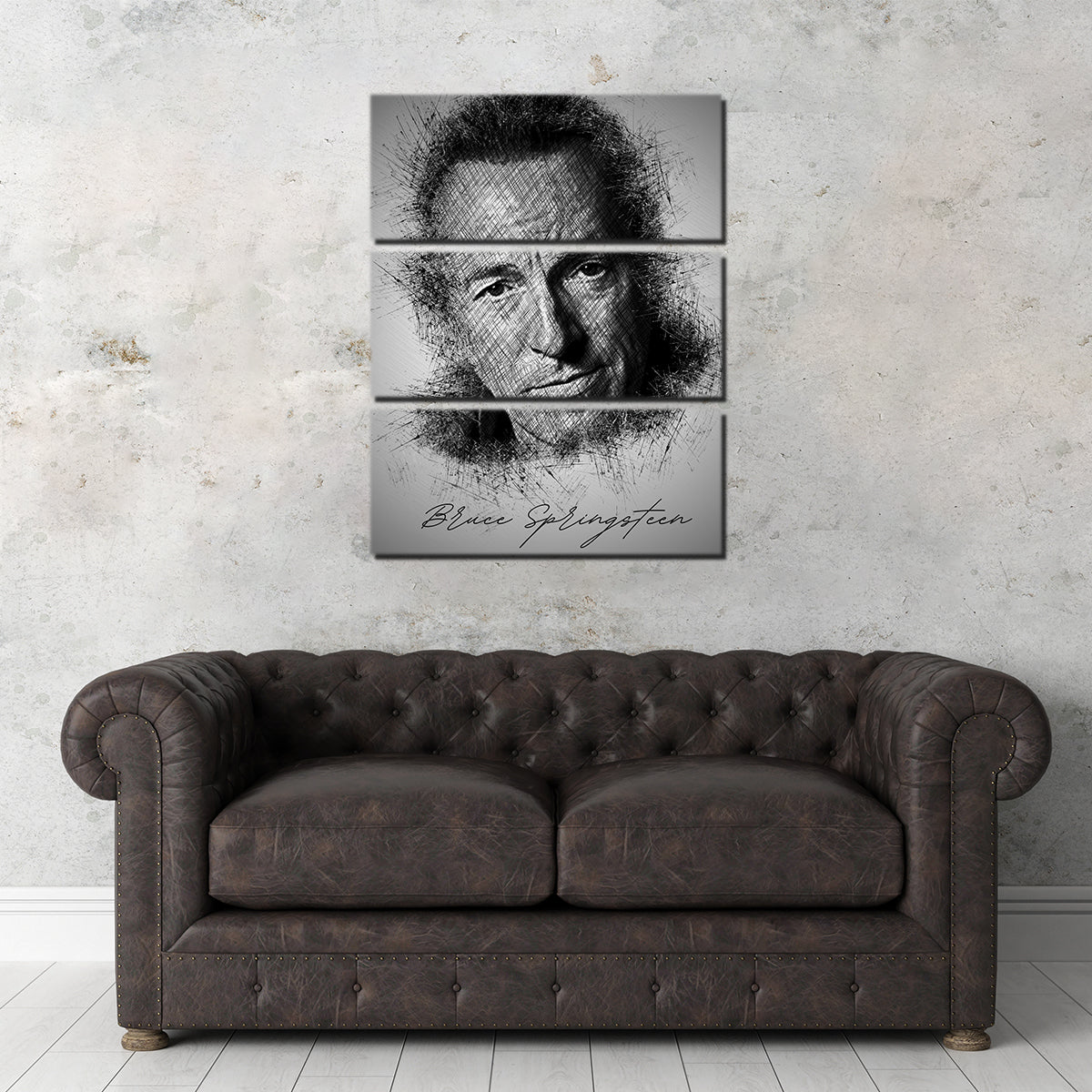 Bruce Springsteen Sketch Wall Art