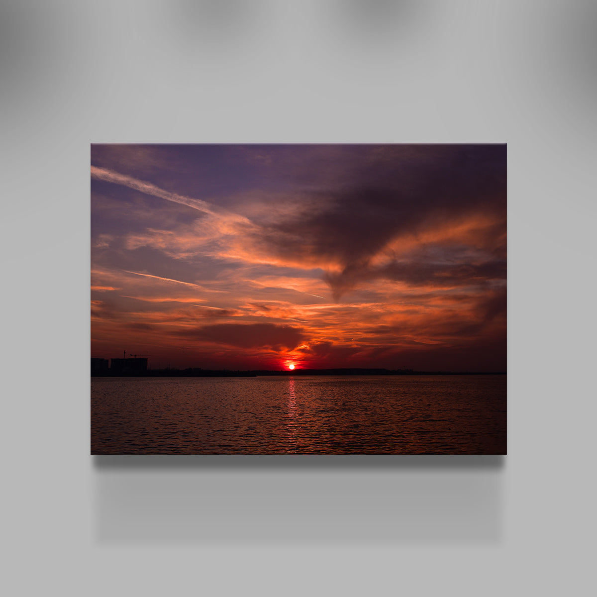 Bucharest Sunset 1 Wall Art