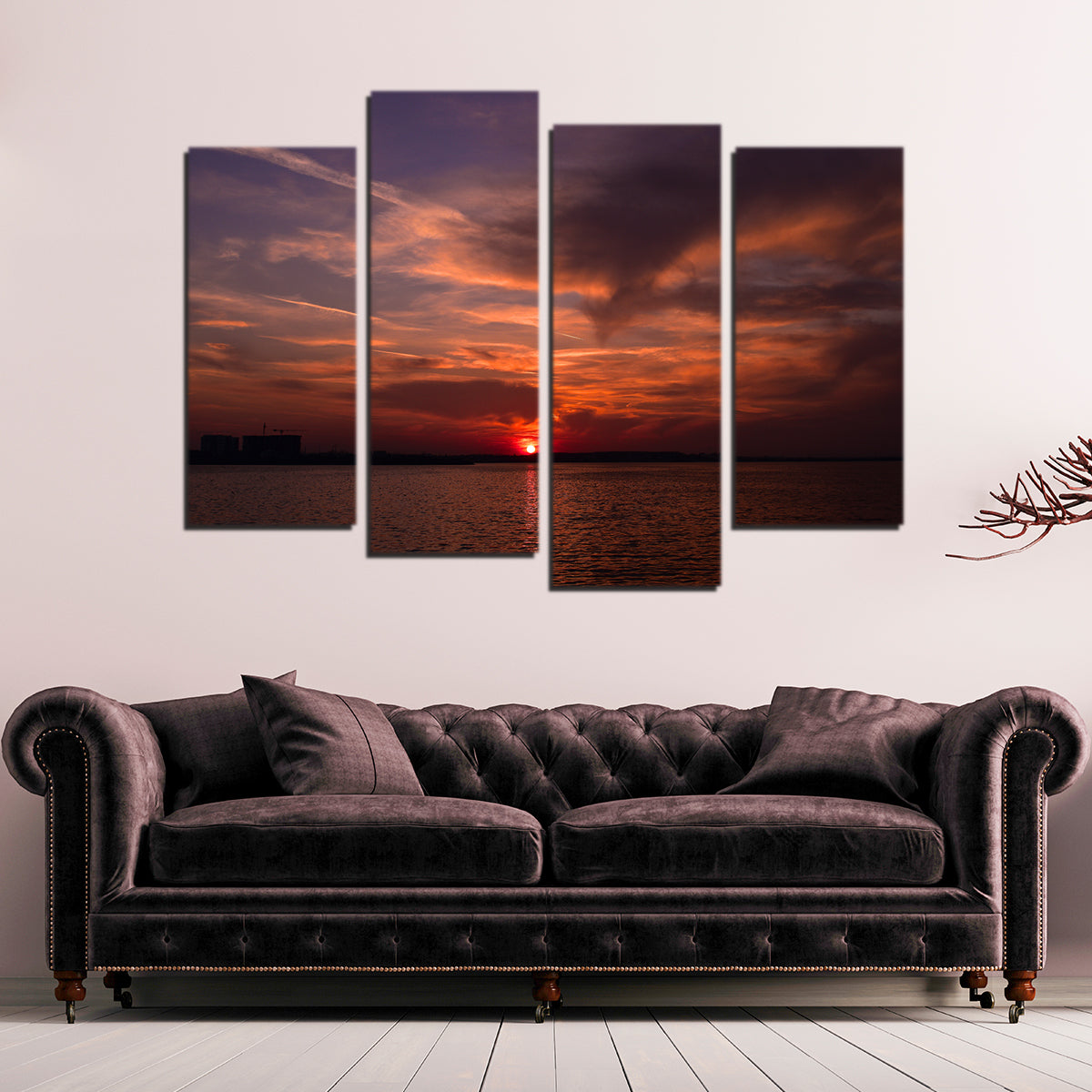 Bucharest Sunset 1 Wall Art