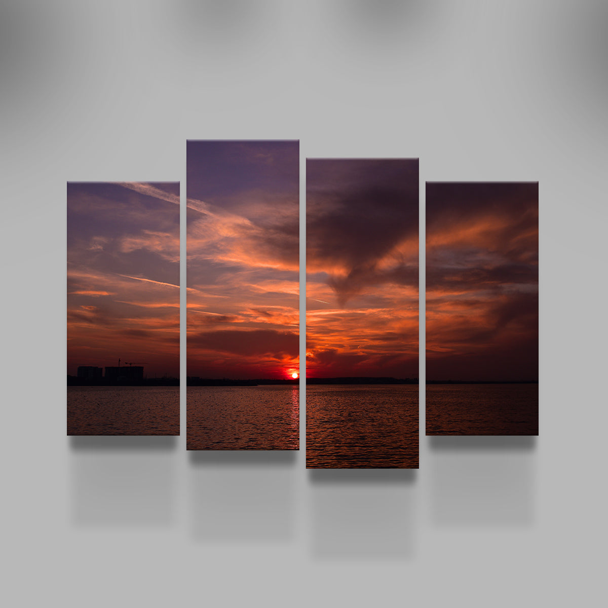 Bucharest Sunset 1 Wall Art